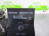 Recambio de cinturon seguridad trasero central para dacia sandero ii 1.5 dci diesel referencia OEM IAM 888506476R 5 PUERTAS