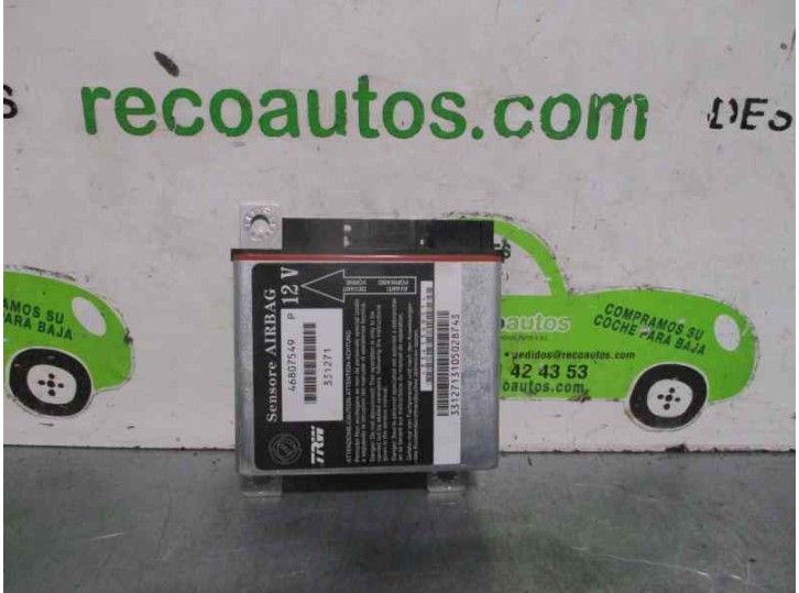 Recambio de centralita airbag para fiat panda (169) 1.1 referencia OEM IAM 46807549  