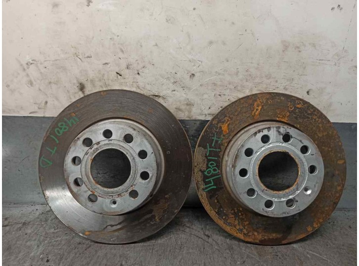 Recambio de disco freno trasero para skoda octavia berlina (1z3) 2.0 tdi referencia OEM IAM 