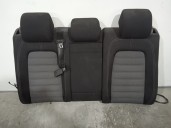 Recambio de asientos traseros para volkswagen cc (358) tdi referencia OEM IAM 4513044 TELA NEGRA Y GRIS 4 PUERTAS