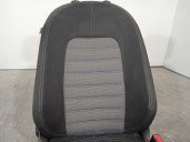 Recambio de asiento delantero derecho para volkswagen cc (358) tdi referencia OEM IAM 4513077 TELA NEGRA Y GRIS 4 PUERTAS