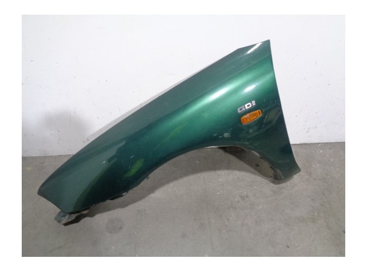 Replacement front left fender for Mitsubishi Carisma saloon 4 (DA0) 1.8 GDI CAT OEM IAM reference MR125485 GREEN 
