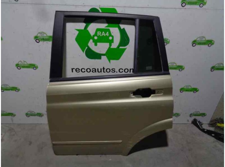 Replacement rear left door for SsangYong Kyron 2.0 OEM IAM reference 6300308103 LIGHT BROWN 5 DOORS