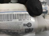Recambio de airbag cortina delantero derecho para volkswagen golf v plus (1kp) 1.9 referencia OEM IAM 5M0880742H 