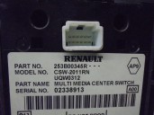 Recambio de mando multifuncion para renault megane iii coupe 1.5 dci diesel referencia OEM IAM 253B00345R 