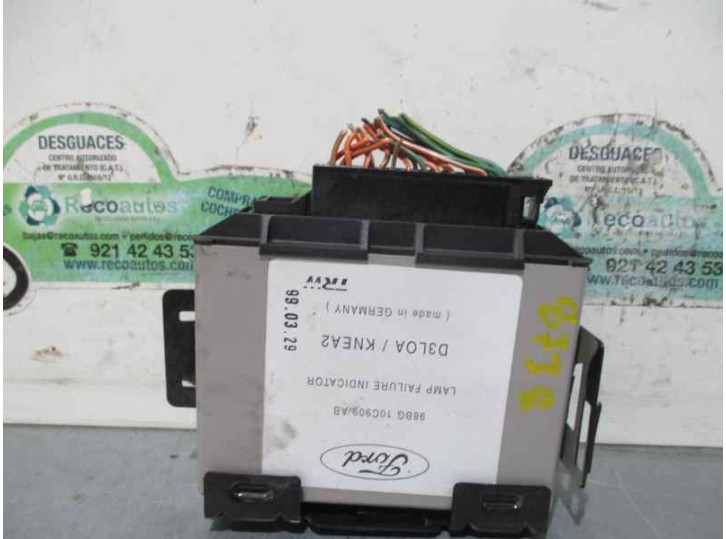 Recambio de centralita luces para ford cougar (mc) 2.5 v6 24v cat referencia OEM IAM 98BG10C909AB  