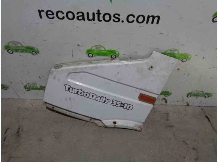Recambio de aleta delantera izquierda para iveco daily caja cerrada (1989 =>) 2.5 turbodiesel referencia OEM IAM 93923131 BLANCA