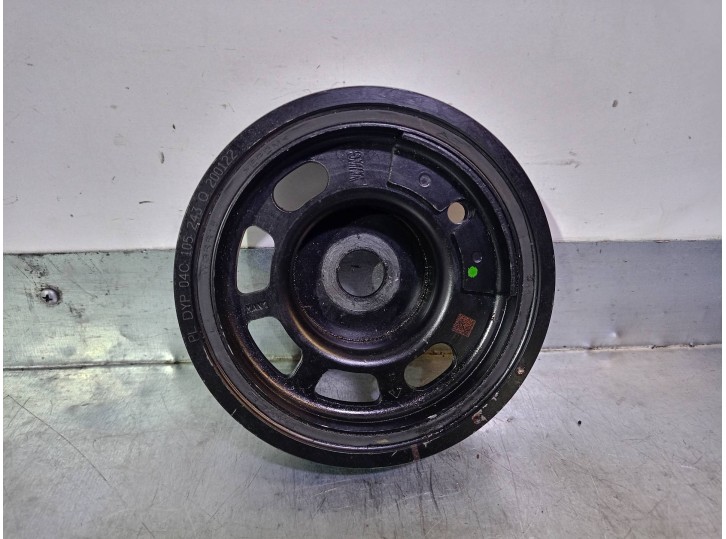 Replacement crankshaft pulley for Volkswagen T-Cross 1.0 TSI OEM IAM reference 04C105243Q 