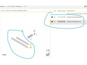 Recambio de molduras traseras para bmw serie 5 touring (e61) 2.5 cat referencia OEM IAM 51477116739 51477116739 