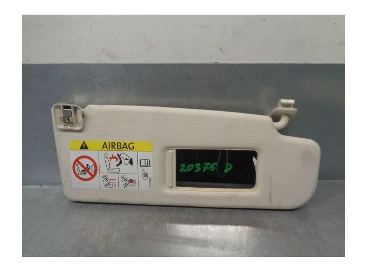 Recambio de parasol derecho para volkswagen cc (358) tdi referencia OEM IAM 3AA857552G 