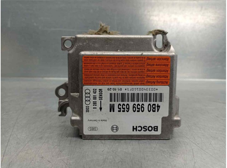 Replacement airbag ECU for Audi A6 Saloon (4B2) 2.5 V6 24V TDI CAT (AYM) OEM IAM reference 4B0959655M 0285001432 BOSCH