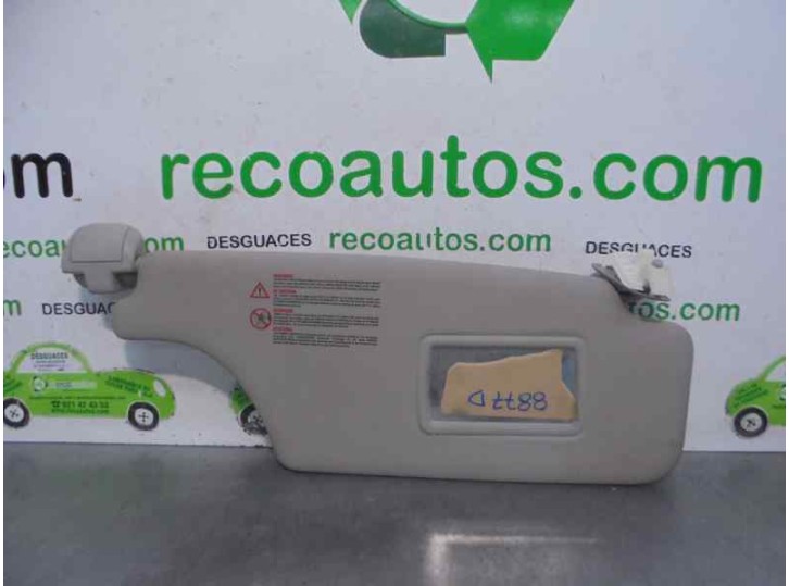 Recambio de parasol derecho para renault modus 1.4 16v referencia OEM IAM 