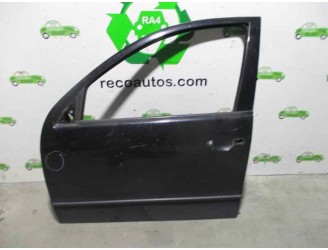 Recambio de puerta delantera izquierda para skoda fabia familiar (6y5) 1.9 tdi referencia OEM IAM 6Y0831055 5 PUERTAS NEGRA