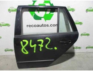 Recambio de puerta trasera izquierda para skoda fabia familiar (6y5) 1.9 tdi referencia OEM IAM 6Y6833055 NEGRA 5 PUERTAS