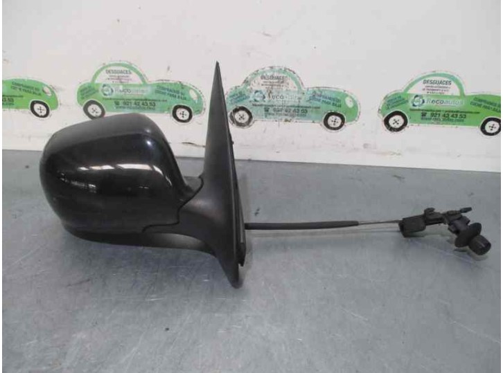 Replacement right wing mirror for Skoda Fabia estate (6Y5) 1.9 TDI OEM IAM reference BLACK MANUAL
