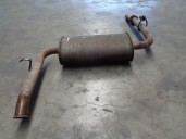 Recambio de tubo escape trasero para fiat fiorino enero (255) 1.7 turbodiesel cat referencia OEM IAM 50018781 