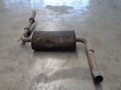 Recambio de tubo escape trasero para fiat fiorino enero (255) 1.7 turbodiesel cat referencia OEM IAM 50018781 