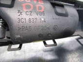 Recambio de maneta interior delantera derecha para volkswagen passat berlina (3c2) 2.0 tdi referencia OEM IAM 3C1837114  