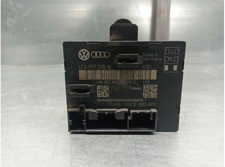 Replacement central locking control unit for Audi Q7 (4L) 3.0 V6 24V TDI OEM IAM reference 4F0959795M 8K0959795B TEMIC