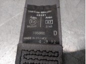 Recambio de cinturon seguridad delantero derecho para renault 19 1.8 f3p referencia OEM IAM 785865 