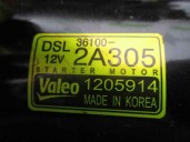 Replacement starter motor for Kia Cee'd 1.4 CRDi CAT OEM IAM reference 361002A305 1205914 VALEO