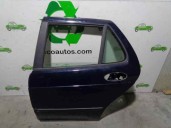 Replacement rear left door for Saab 9-5 Saloon 2.3 CAT OEM IAM reference 5335450 BLUE 4 DOORS