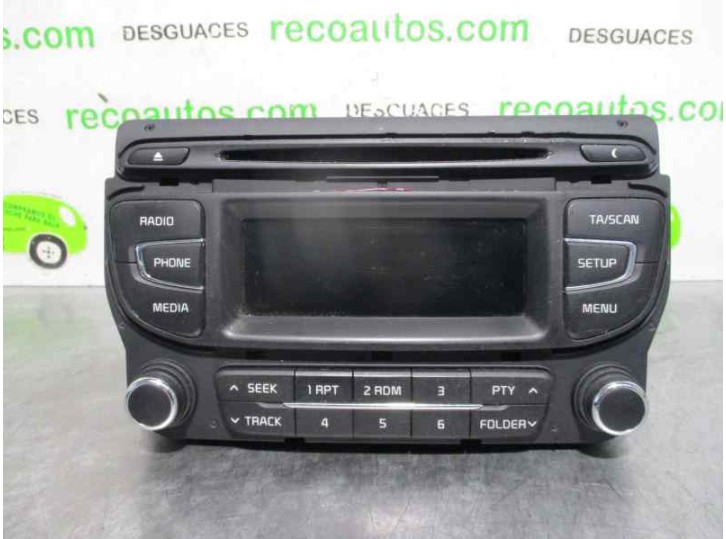 Recambio de sistema audio / radio cd para kia cee´d 1.4 crdi cat referencia OEM IAM 96170A2100 