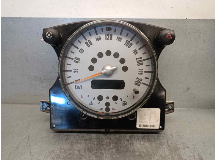 Recambio de cuadro instrumentos para mini r50,r53 1.6 16v cat referencia OEM IAM 67379411 