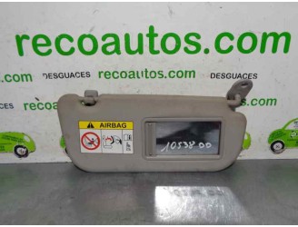 Recambio de parasol derecho para hyundai i10 1.0 cat referencia OEM IAM 85237B9000 