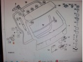 Recambio de bisagra porton para bmw x5 (e70) 3.0 turbodiesel cat referencia OEM IAM 51247164861 