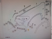 Recambio de molduras delanteras para bmw x5 (e70) 3.0 turbodiesel cat referencia OEM IAM 5112715789 DELANTERO IZQUIERDO 
