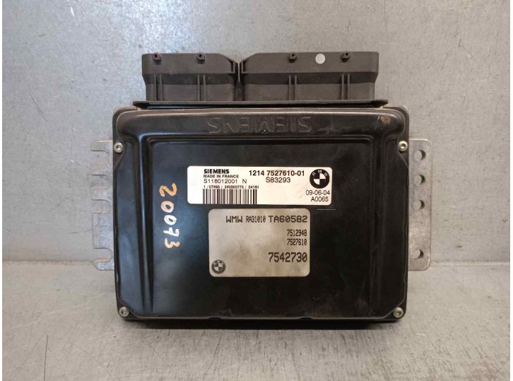 Recambio de centralita motor uce para mini r50,r53 1.6 16v cat referencia OEM IAM 1214752761001 S118012001N SIEMENS