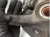 Replacement front left steering knuckle for Opel Tigra Twin Top 1.3 16V CDTi CAT (Z 13 DT / LN9) OEM IAM reference 13154317 