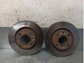 Recambio de disco freno delantero para renault clio ii fase ii (b/cb0) 1.5 dci diesel referencia OEM IAM DDF1096 