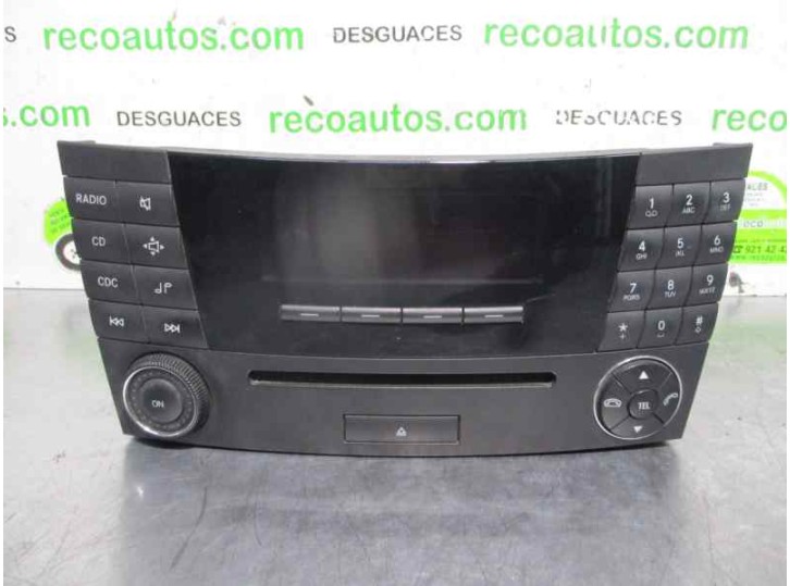 Recambio de sistema audio / radio cd para mercedes-benz clase e (w211) berlina 3.2 cdi cat referencia OEM IAM A2118209889 