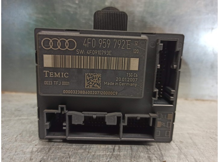 Recambio de centralita cierre para audi a6 allroad quattro (4fh) 3.0 v6 24v tdi referencia OEM IAM 4F0959792E TEMIC
