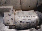 Starter motor replacement part for SsangYong Rexton W 2.0 TD cat OEM IAM reference A6711510201 