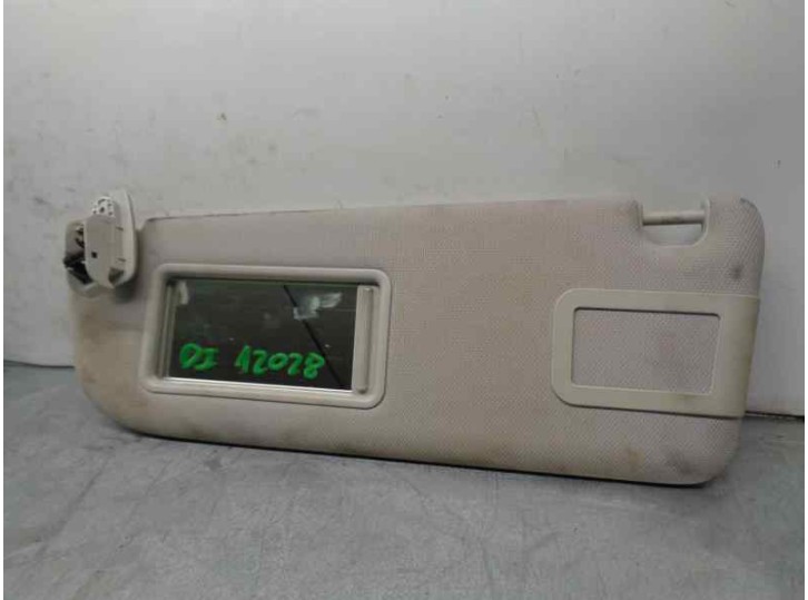 Recambio de parasol izquierdo para audi a6 avant (4f5) referencia OEM IAM 4F0857551K 