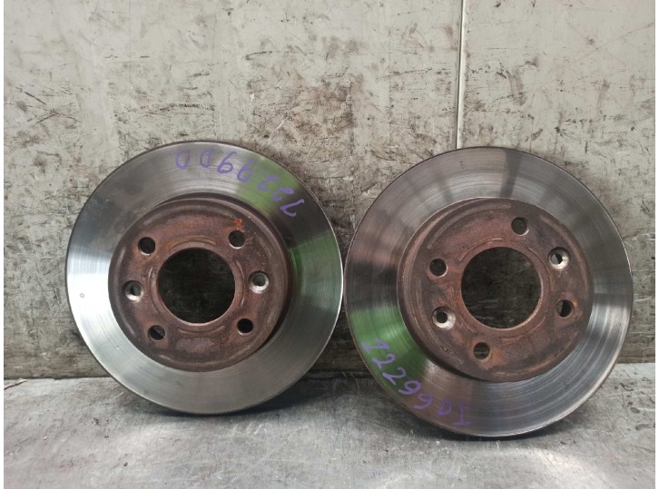 Recambio de disco freno delantero para renault clio i fase i+ii (b/c57) 1.2 referencia OEM IAM 