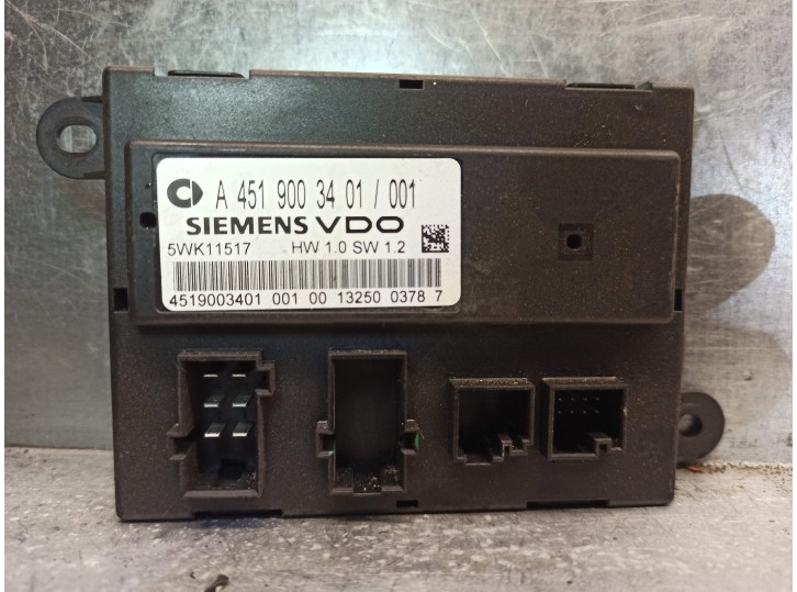 Recambio de modulo electronico para smart coupe referencia OEM IAM A4519003401 5WK11517 SIEMENS/VDO