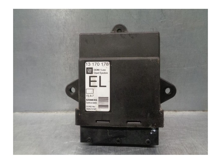 Recambio de centralita cierre para opel vectra c berlina 1.9 cdti referencia OEM IAM 13170178 5WK46005 SIEMENS