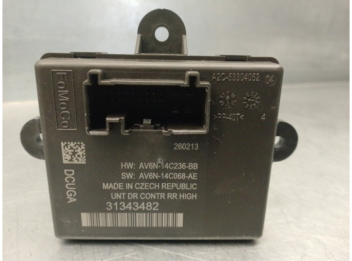 Replacement comfort module for Volvo V60 Kombi 2.0 Diesel CAT OEM IAM reference 31343482 A2C53304052 FOMOCO