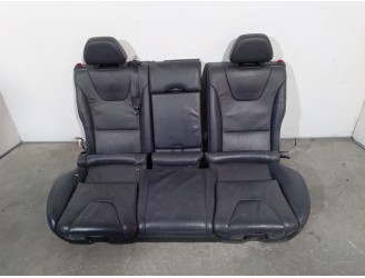 Recambio de asientos traseros para volvo v60 kombi 2.0 diesel cat referencia OEM IAM 4879592 CUERO NEGRO 5 PUERTAS