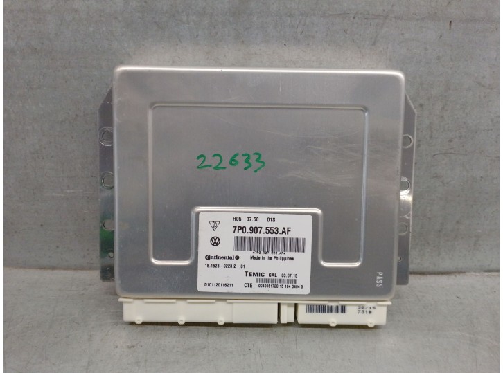 Recambio de modulo electronico para porsche cayenne (92a) 4.2 s diesel referencia OEM IAM 7P0907553AF 15152802232 CONTINENTAL