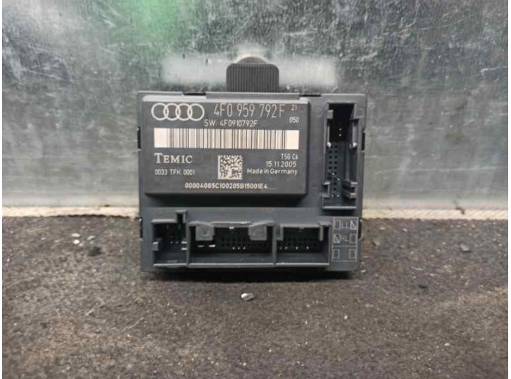 Recambio de centralita cierre para audi a6 berlina (4f2) 2.7 v6 24v tdi referencia OEM IAM 4F0959792F  