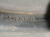 Recambio de llanta para citroën xantia berlina 1.9 turbodiesel referencia OEM IAM 5401G1 R1551/2JX15H2ET8 