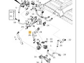 Replacement tube for Volvo XC40 (536) Recharge OEM IAM reference 32339807 32339807 