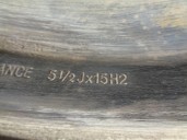 Recambio de llanta para citroën xantia berlina 1.9 turbodiesel referencia OEM IAM 5401G1 R1551/2JX15H2ET8 HIERRO