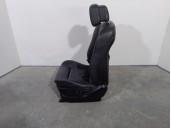 Recambio de asiento delantero izquierdo para bmw x6 (e71) xdrive40d referencia OEM IAM 0005672011 CUERO NEGRO 5 PUERTAS