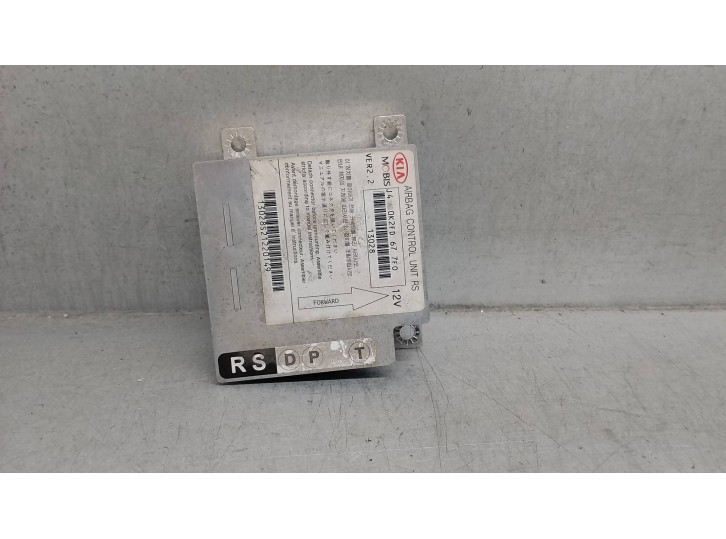 Recambio de centralita airbag para kia carens 2.0 turbodiesel cat referencia OEM IAM 0K2FD677F0 